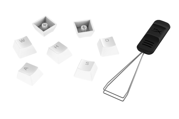 HyperX Double Shot PBT Keycaps - White