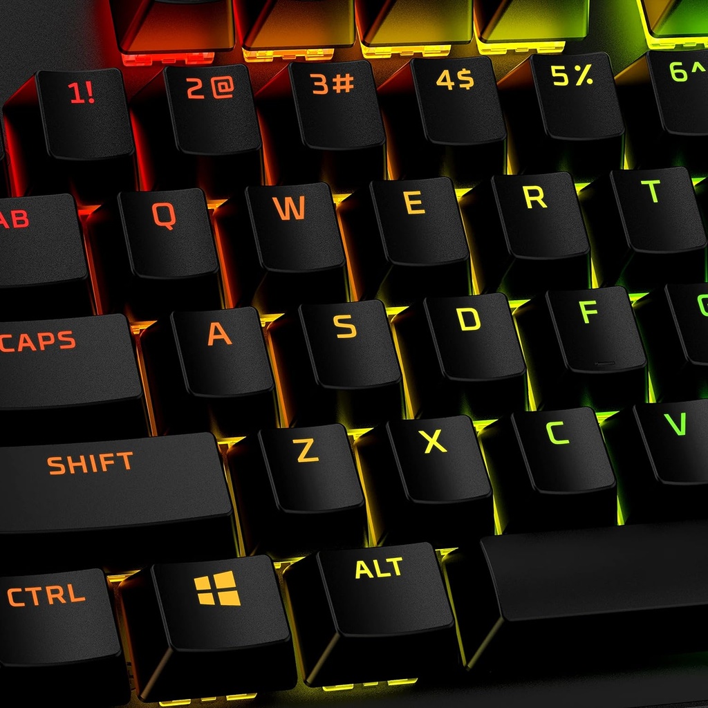 HyperX Double Shot PBT Keycaps - White
