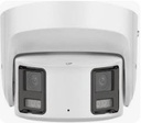 Hikvision 8MP Panoramic 180deg 4K ColorVu + Acusense Turret - strb & spkr - BLAC