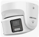 Hikvision 8MP Panoramic 180deg 4K ColorVu + Acusense Turret - strb & spkr - BLAC