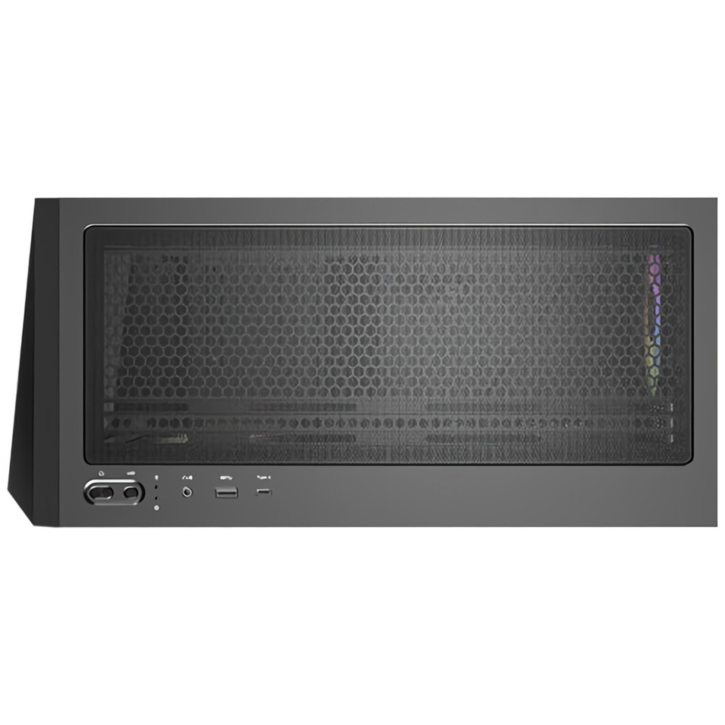 Antec C3 ARGB MidTower Gaming Case Tempered Glass, 4x ARGB 120mm Fan Pre-Installed CPU Cooler Support Upto 160mm, GPU Support Upto 415mm,7x PCI Slot, 360mm Radiator Supported, Front I/O: 1XUSB 3.0, 1X Type C, HD Audio