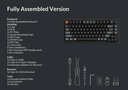Keychron V1 Ultra 8K Wireless Silk POM Switch RED Custom Mechanical Keyboard