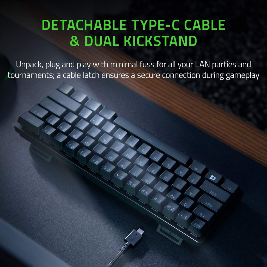 RAZER HUNTSMAN MINI - 60% OPTICAL GAMING KEYBOARD (LINEAR RED SWITCH)