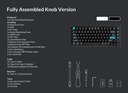 Keychron Q1 Ultra 8K Wireless Black Silk POM Switch BANANA Custom Mechanical Keyboard