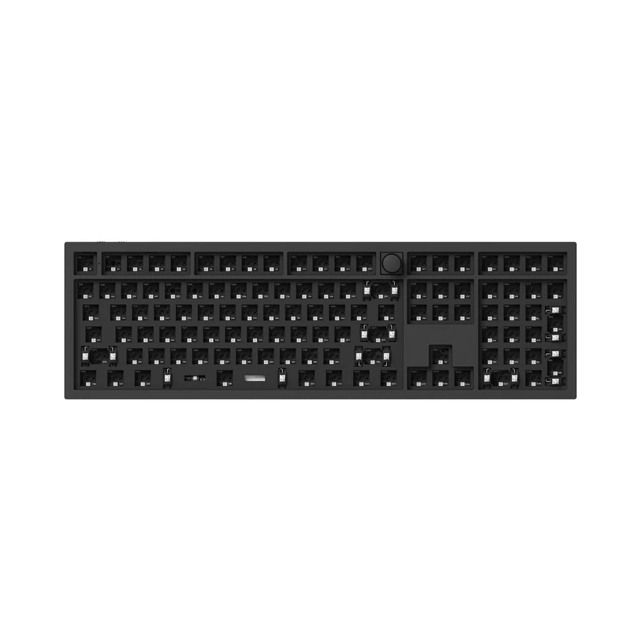Keychron Q6 Pro QMK/VIA Wireless Custom Mechanical Keyboard Barebone Knob Carbone Black