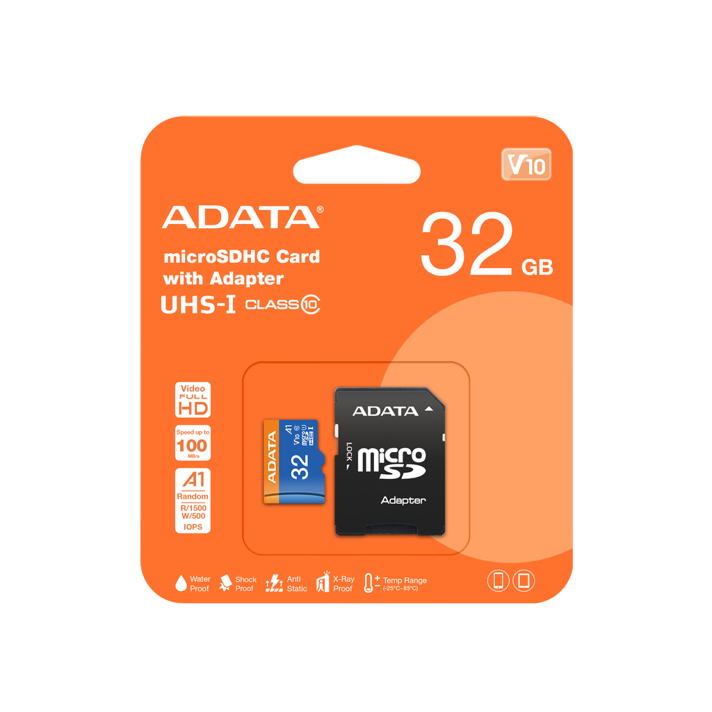 Adata 32GB microSDXC with Adapter UHS-I Class 10