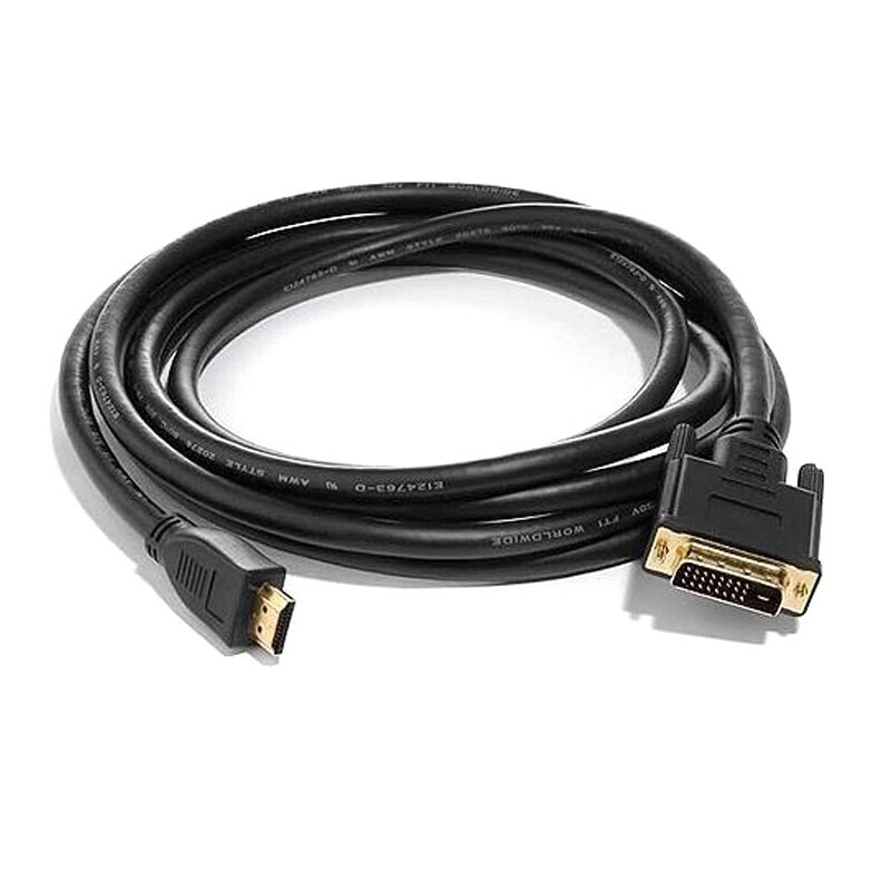 High Speed HDMI Cable Male to DVI-D Male Cable 1.8m