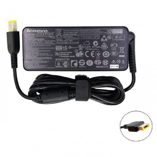 NEW Lenovo 20V 2.25A 45W AC Power AdapterTip Square with yellow pin inside 10.5mm x 4mm