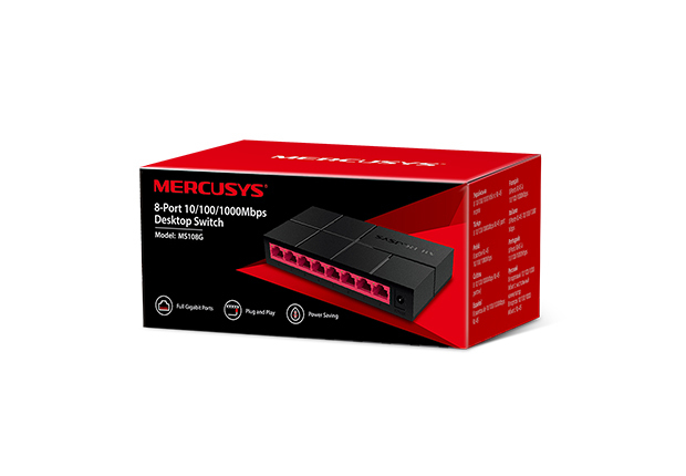 Mercusys 8-Port 10/100/1000Mbps Desktop Switch