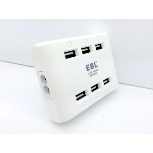 EBL 6-way charged USB