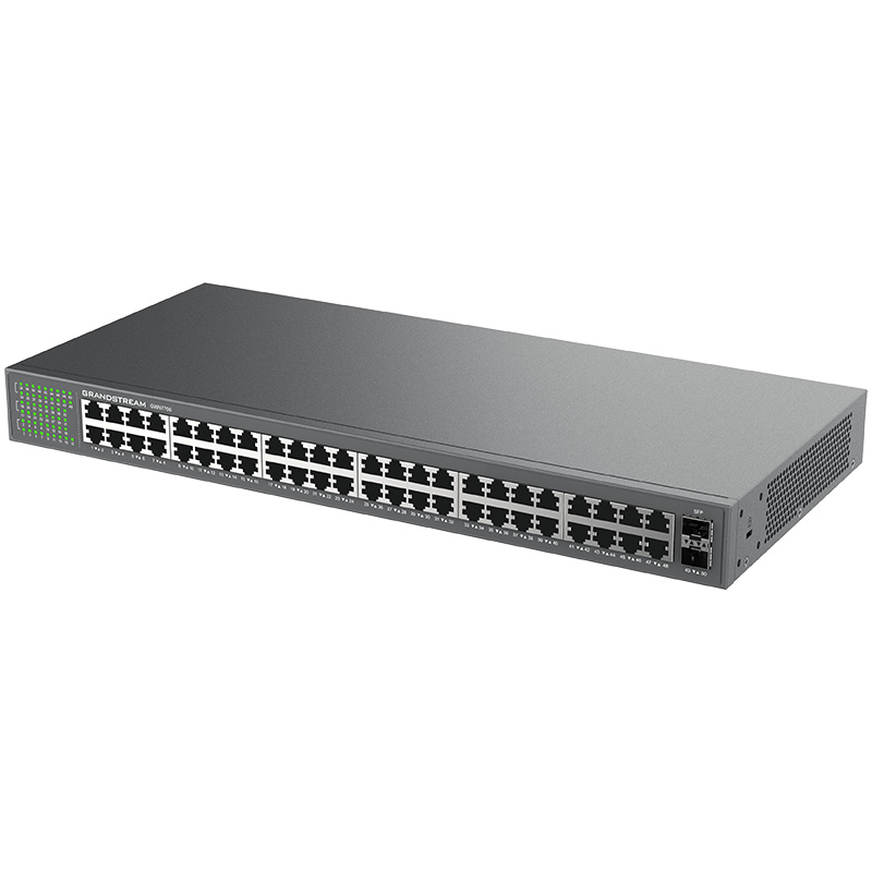 Grandstream GWN7706 48 Port Gigabit Unmanaged Ethernet Switch with 2 SFP