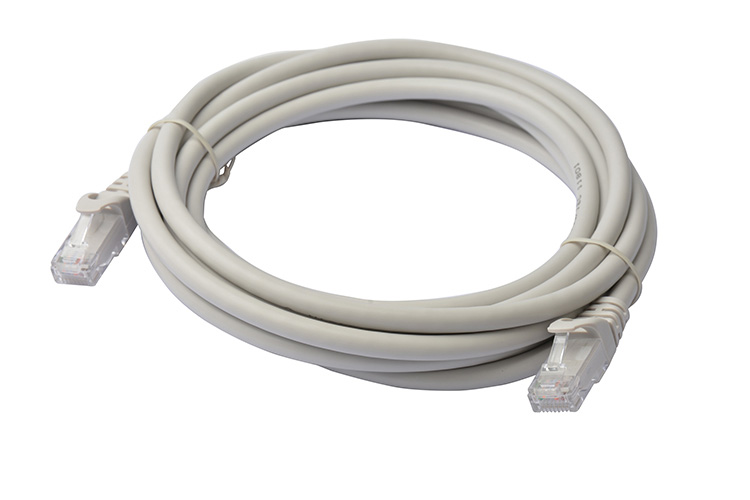 Cat 6a UTP Ethernet Cable, Snagless  - 0.5m (50cm) Grey