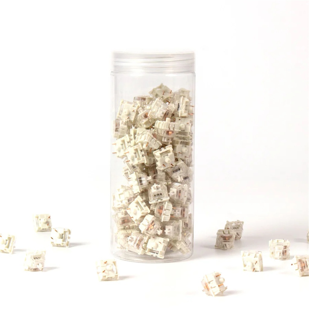 Keychron Gateron G Pro Switch - White Two-Stage Spring (110 pcs)
