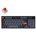 Keychron V5-C1 96% Layout 100 Key Frosted Black Red Switch RGB Hot-Swap Wired Keyboard