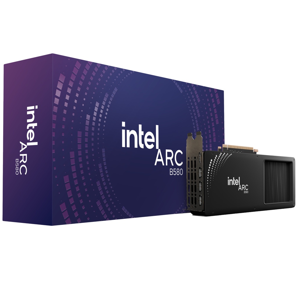 Intel Arc B580 12GB GDDR6 Graphics Card 2.5 Slot - 1x 8 Pin Power