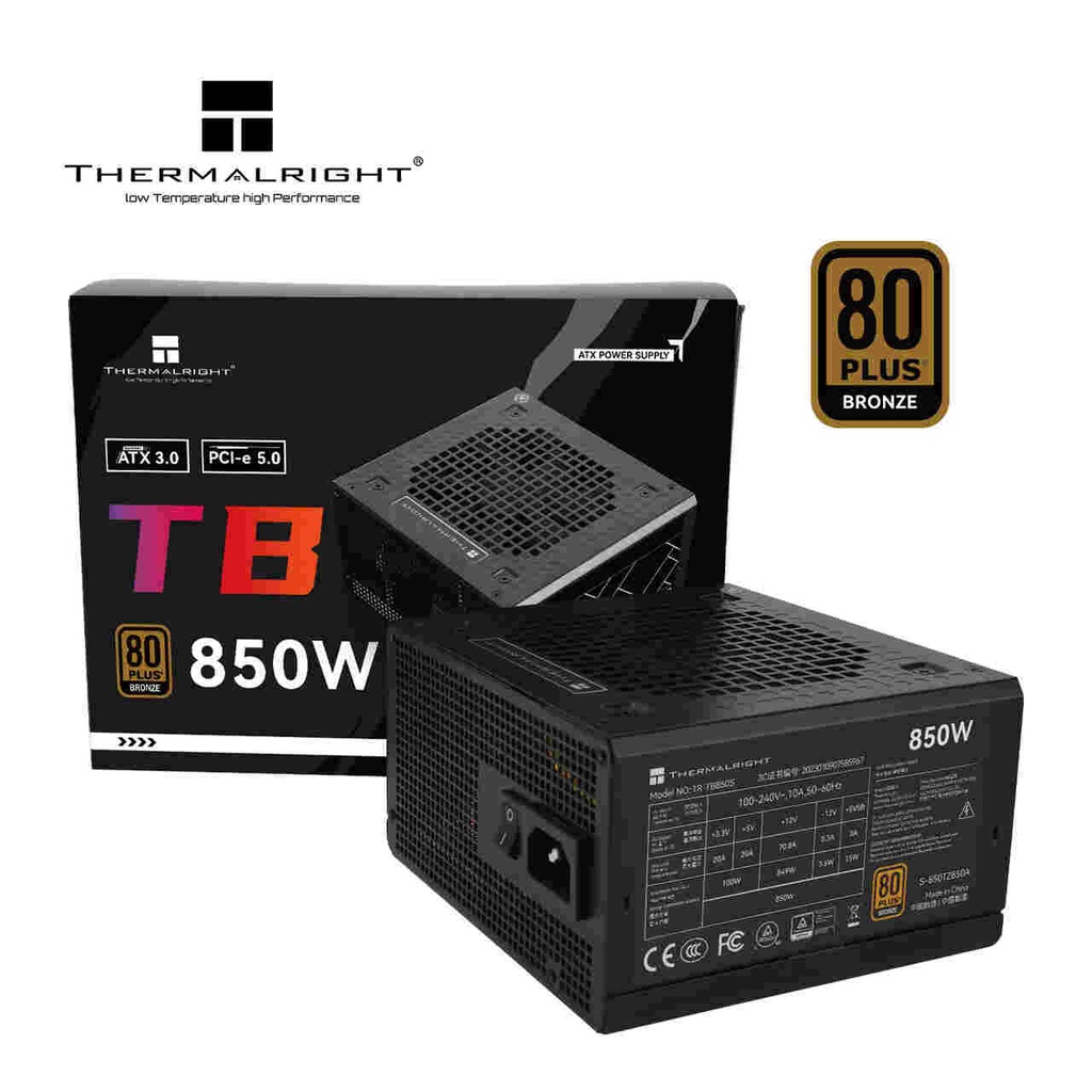 Thermalright TR-TB850S 850W 80+ Bronze NON modular PSU