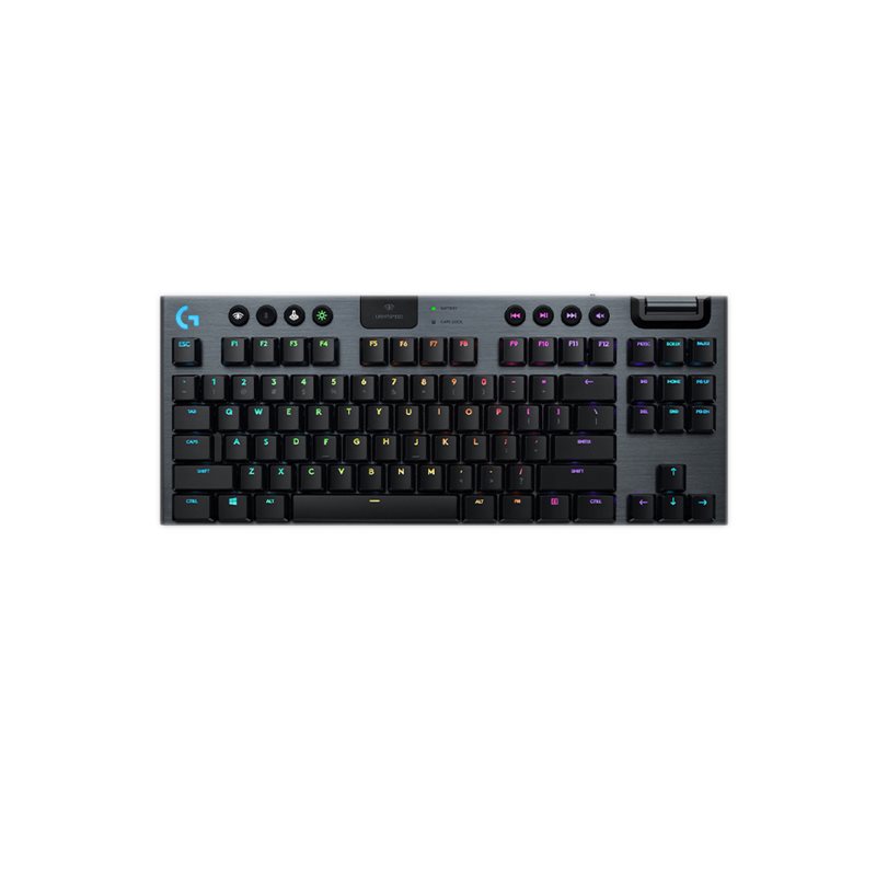 Logitech G915 TKL Low-Profile Wireless Gaming Keyboard - GL Clicky