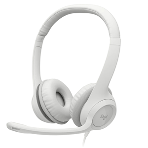 Logitech H390 USB Headset - Off White