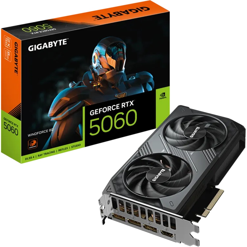 GIGABYTE RTX 5050 WINDFORCE OC 8GB GRAPHICS CARD