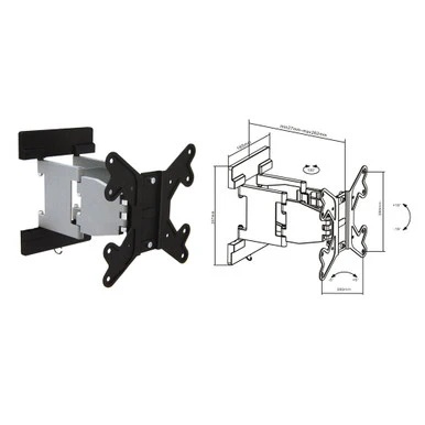 Brateck LCD-LPA16-224 23" - 42" Full Motion TV Wall Mount