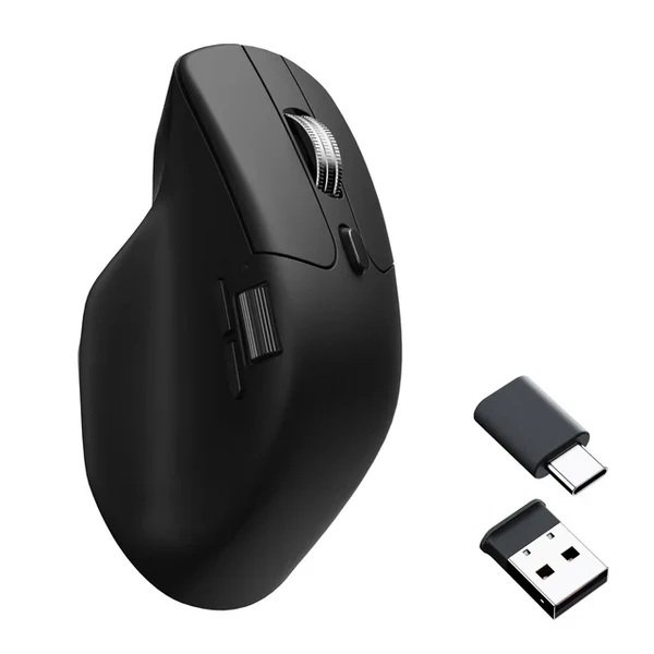 Keychron M6 Wireless Mouse PixArt 3395 (1K Polling Rate) All Silent Micro Switch - Black
