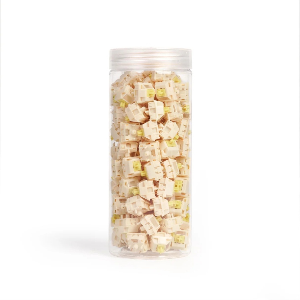Keychron Silk POM Mechanical Switch 110 pack - BANANA