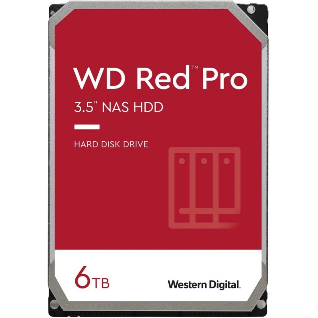 WD Red Pro 6TB 3.5" NAS Internal HHD