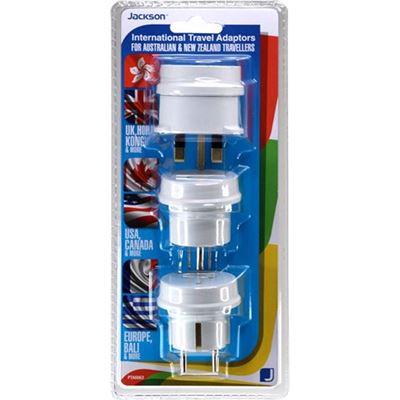 Jackson International Travel Adaptor for NZ & AU Travelers