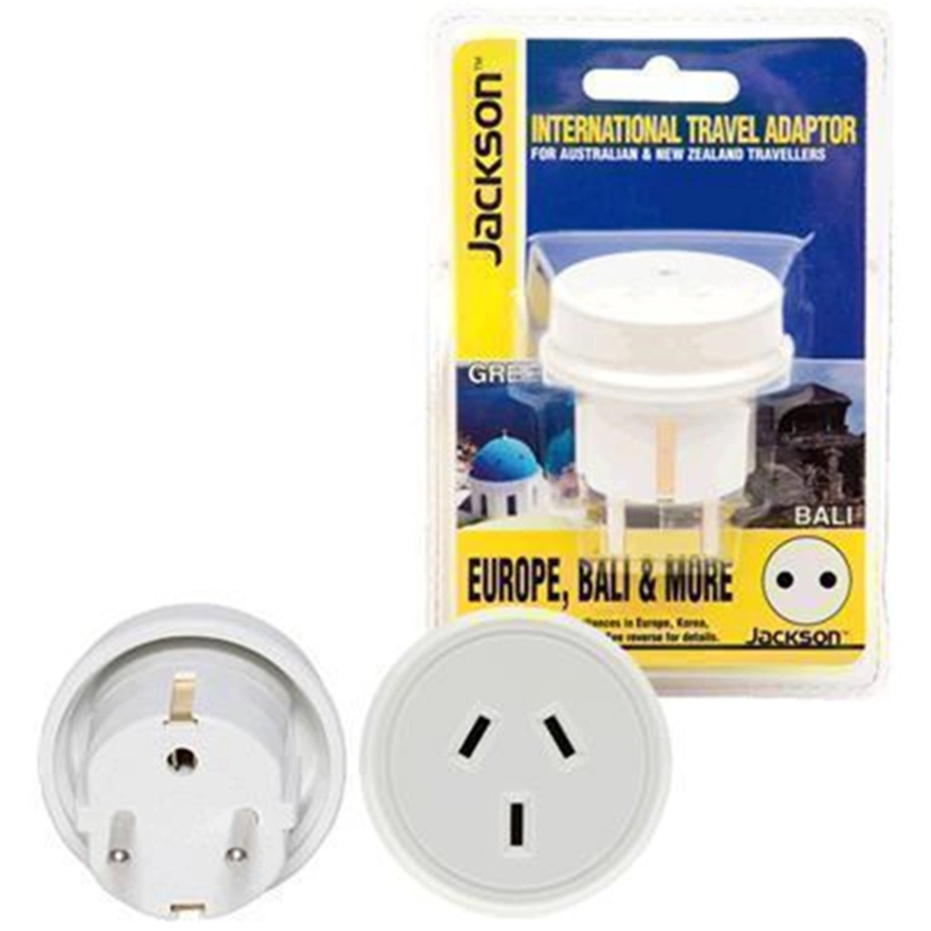 Jackson International EU Travel Adapter
