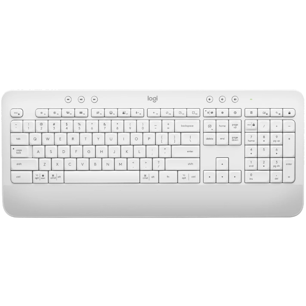 Logitech K650 Signature Wireless Keyboard - White