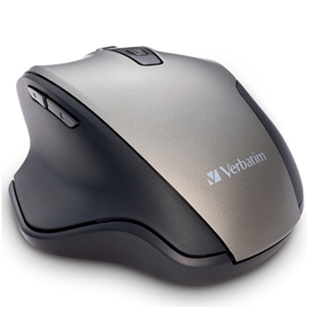 Verbatim Silent Ergonomic Wireless Mouse - Blue