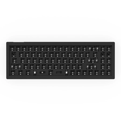 [KEYC-V7-Z2] Keychron V7 QMK Custom Mechanical Keyboard Barebone Carbone Black (Non-Transparent)