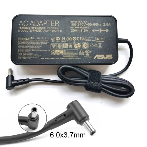 [L0100060009] Original ASUS Power Adapter 20V 7.5A 150W 6.0*3.7mm ADP-150CH B A18-150P1A for ASUS FX95G