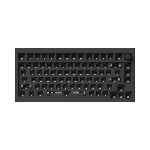 [KEYC-V1M-Z4] Keychron V1 Max QMK/VIA Wireless Custom Mechanical Keyboard  Barebone Knob Carbone Black