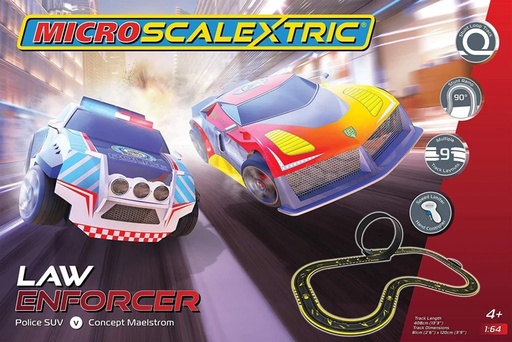 [G1149S] MICRO SCALEXTRIC LAW ENFORCER SET (MP)