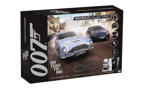 [G1171M] MICRO SCALEXTRIC JAMES BOND 007 RACE SET - ASTON MARTIN DB5