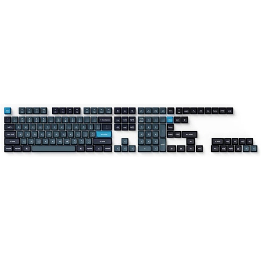 [KEYC-PBT-45] Keychron Double Shot KSA PBT Keycap Full Keycap Set - Dark Gray and Grayish Blue
