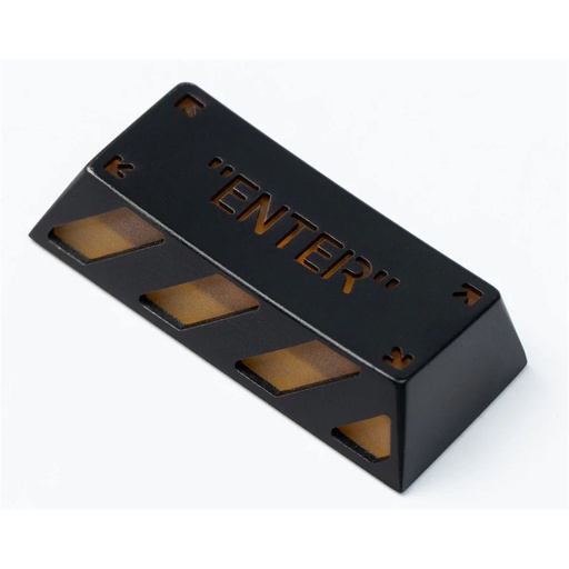 [KEYC-AT-10] Keychron Enter key Keycap (2.25u) Black and Orange