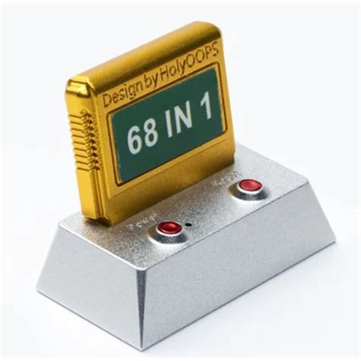 [KEYC-AT-12] Keychron Family Computer Aluminum Alloy Artisan Keycap
2u / Silver & Gold
