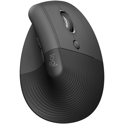 [910-006479] Logitech Lift Ergonomic Wireless Mouse - Graphite