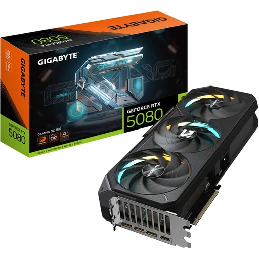 [GV-N5080GAMING] Gigabyte GeForce RTX 5080 GAMING OC 16GB GDDR7 Graphics Card