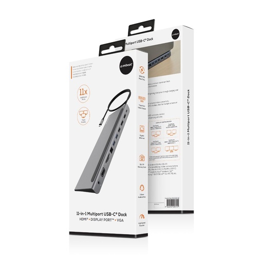 [MB-DOCK-D11] Mbeat 11-in-1 Multiport USB-C Dock