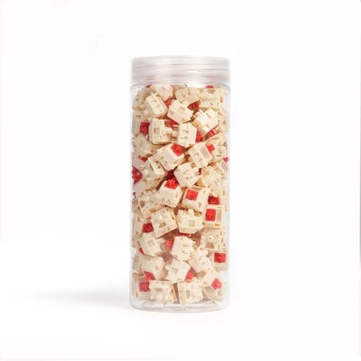 [KEYC-G308] Keychron Silk POM Mechanical Switch 110 pack - RED