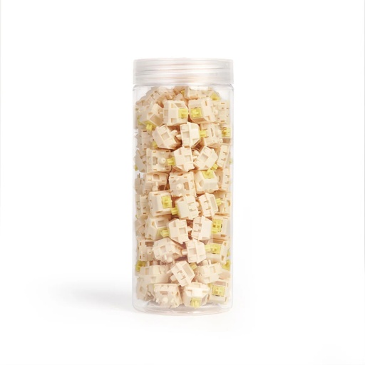 [KEYC-G310] Keychron Silk POM Mechanical Switch 110 pack - BANANA