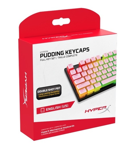 [644H7AA#ABA] HyperX Pudding Keycaps - Pink