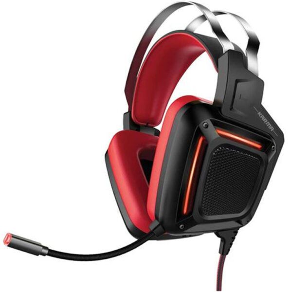Promate KARMA RED Dynamic Over-Ear Gaming Headset with Microphone